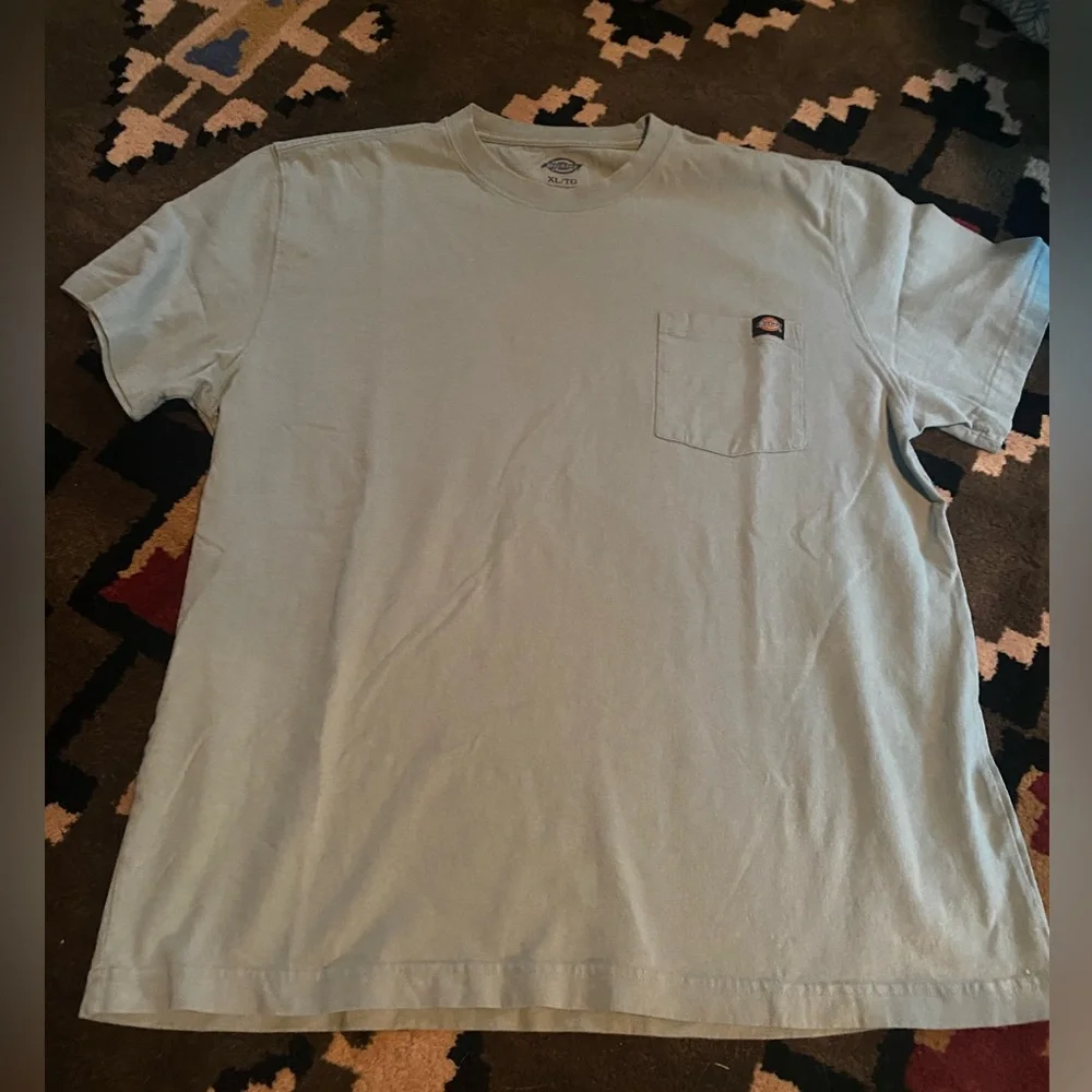 Final Gone 11/17! Dickies 2 short sleeve pocket t-shirts-light blue & gray - Picture 10 of 12